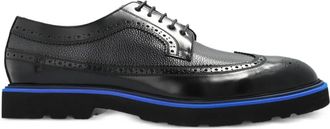 Paul Smith Leren derby schoenen - Zwart