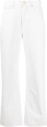 Tove Neutral Sadie Straight-Leg Jeans - Womens - Cotton