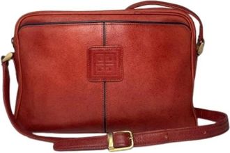 Givenchy Pre-owned Leren Crossbody Tas - Dames - Vintage Schoudertas - Rood - ONE Size - Leer - Vintage