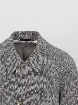 Paul Smith wool single-breasted belted coat