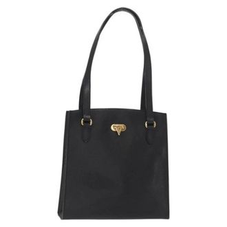 Valentino Pre-owned Vintage Schoudertas - Dames - Pre-owned - Zwart - Maat: ONE Size Leer