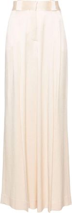 Blaz&eacute; Milano Novalis high-waist palazzo pants - women - Viscose/Acetate/Viscose - 0 - Neutrals