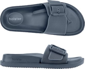 Holster Laze Slippers - Vegan Comfort - Podiatric Goedgekeurd - Waterbestendig - Donker Blauw - Size 36