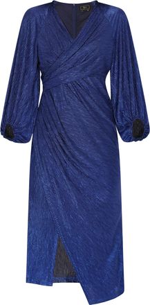 Faina Jurk Dames blauw