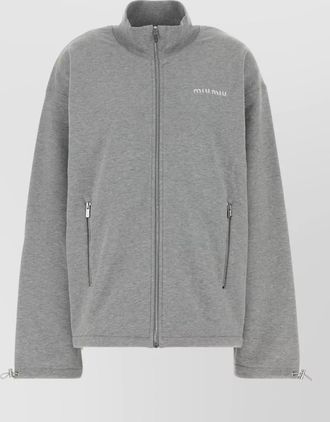 Miu Miu cotton oversized sweatshirt