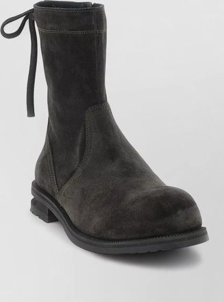 Kiko Kostadinov farkas ankle boots round toe suede