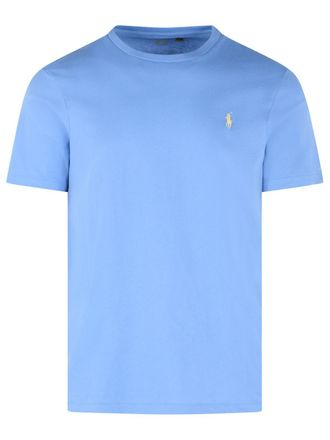 Polo Ralph Lauren Hellblaues Baumwoll-T-Shirt