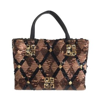 Givenchy Pre-owned Tote Bags, female, Brown, Size: ONE SIZE Pre-owned Sequin Handbag