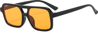 Generic Outdoor Men Driving Sunglasses Vacation Women Sports Sun Glasses(Yellow)