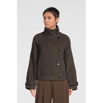 Moss Copenhagen manteljas donkerbruin