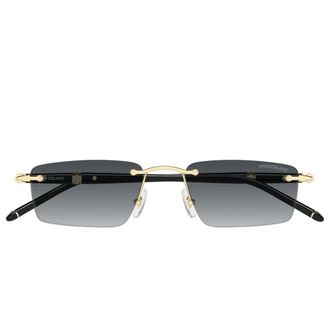 Montblanc Sunglasses, unisex, Black, Size: 54 MM Diplomat Rimless Sunglasses