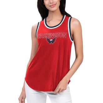 G-III 4Her by Carl Banks Womens G-III 4Her by Carl Banks Red Washington Capitals Strategy Tank Top at Nordstrom, Size Medium
