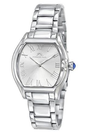 Porsamo Bleu Womens Celine Bracelet Watch, 33.5mm x 40mm in Silver at Nordstrom Rack