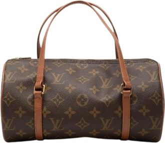 Louis Vuitton Pre-owned Papillon 26 - Dames - Vintage Handtas - Bruin - ONE Size - Leer - Vintage