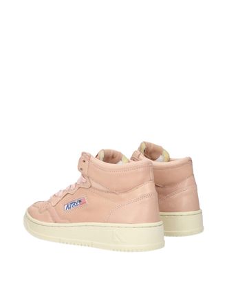 Autry Womens Medalist 01 Mid Sneakers Pink Shoes >