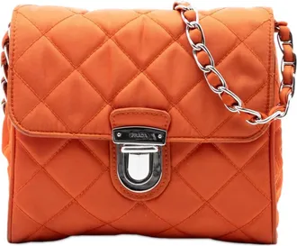 Prada Pre-owned Prada Impuntu Tessuto Chain Crossbody Ladies XOH10053ZUM59NKJ