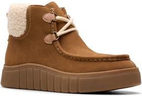 Clarks Mykah Izzy Bootie - Wide Width Available in Dark Tan Suede at Nordstrom Rack, Size 8.5