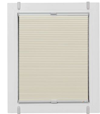 Sunlines Wabenplissee »One Size Style Honeycomb VD« verdunkelnd ohne Bohren verspannt Zubehörfarbe grau, zum Klemmen