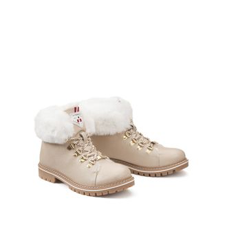 Les Tropeziennes Gevoerde bottines in leer Lacen