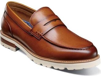 Florsheim Renegade Penny Loafer in Cognac Multi at Nordstrom, Size 9.5