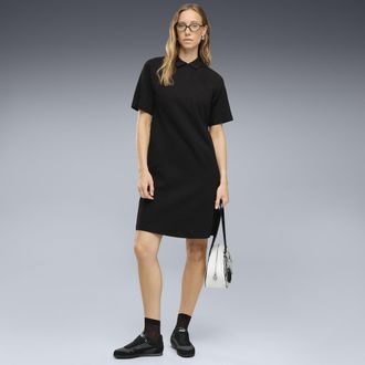 Puma Vestito stile polo PUMA Class da donna, Abbigliamento, Nero, XXL