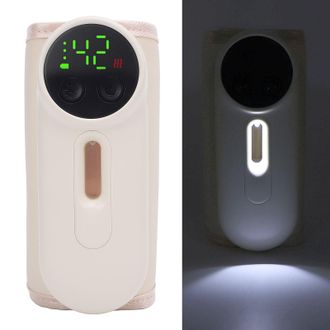 OEM [calentador De Biberones Port&aacute;til] Calentador De Biberones El&eacute;ctrico Sin Agua Con Pantalla De Temperatura Y Bater&iacute;a De 2500 Mah Para Calentar La Comid