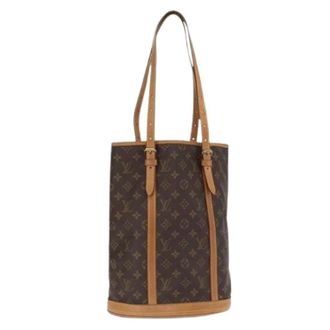 Louis Vuitton Pre-owned Bucket Bags, female, Brown, Size: ONE SIZE Pre-owned Vintage Bucket Bag