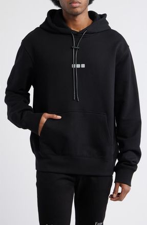 Rta Dion Oversize Black Windows Error Cotton Hoodie at Nordstrom, Size Xxx-Large