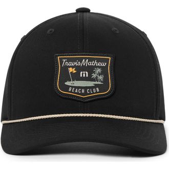 Travis Mathew Beach Club Baseball Cap in Black at Nordstrom