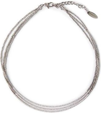 Brunello Cucinelli Silver necklace in Grey at Nordstrom