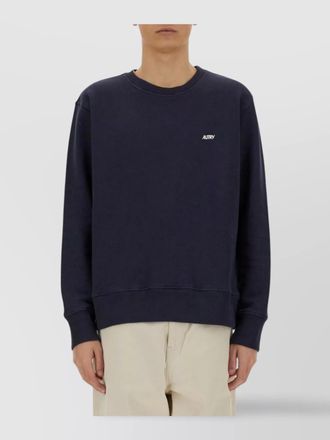 Autry logo embroidered crew neck sweatshirt
