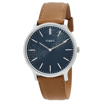 Timex Gallery Quartz Blue Dial Mens Watch TW2V43400VQ