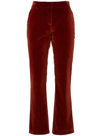 La DoubleJ Pantaloni crop 24/7 - Rosso
