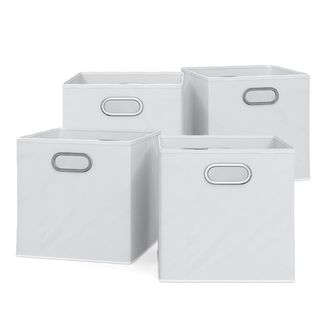 Vicco Caja Plegable, Blanco, 30 X 30 Cm Juego De 4 Vicco