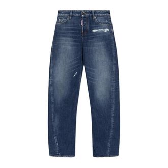 Dsquared2 Loose-fit Jeans, female, Blue, Size: 2XS Loose Twst Jeans