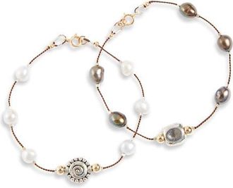 Isshī Desnuda Set of 2 Station Bracelets in Vision at Nordstrom, Size 1