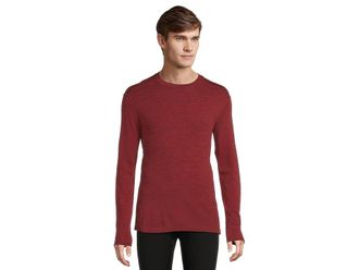 Smartwool Classic Thermal Merino Base Layer Crew Mens Clothing Currant Heather : MD