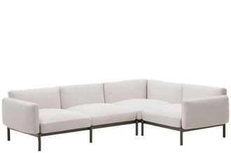 K Home Modulares Premium Outdoor 5-Sitzer Ecksofa Sorello, Beige Archiviert