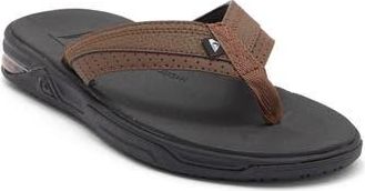 Quiksilver Dylan Flip Flop in Dark Brown at Nordstrom Rack, Size 12