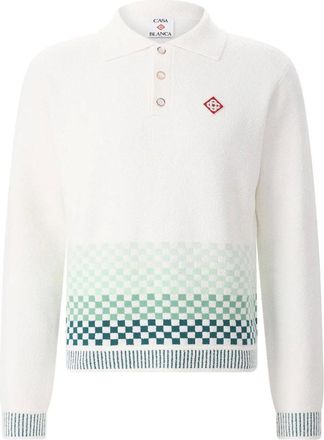 Casablanca Polo a maniche lunghe - - Tops - Uomo - Bianco - L