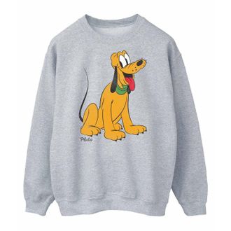 Disney Heren Klassiek Pluto Sweatshirt (Sportgrijs)