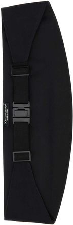 Dolce & Gabbana Womens Accessories Belt Black Exteiror Silk
