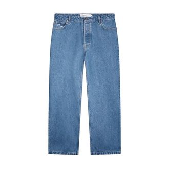 Filling Pieces Jeans, Heren, Blauw, M, Denim, Denim Broek Gewassen