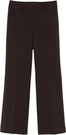 Cambio Broek met wijde pijpen - Bruin