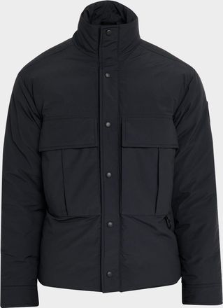 Canada Goose Mens Kirby Padded Ripstop Snap-Front Jacket