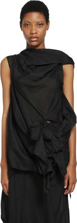 Yohji Yamamoto Twisted Detail Blouse