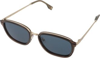 MAISON FENDI FE40155U Mixed-Material Frame Sunglasses - Blue