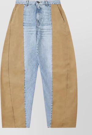 Haikure panelled straight-leg jeans