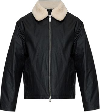 AllSaints Boston Waxed Jacket - Heren - Zomerjassen - Zwart - 2XL - Katoen - Jassen
