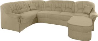 Domo Collection Wohnlandschaft »Bahia mit viel Platz, zeitloses Design, U-Form« wahlweise mit Bettfunktion